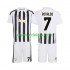 Camisola Juventus Cristiano Ronaldo 7 Criança Equipamento Primeiro 2026-2027 Manga Curta